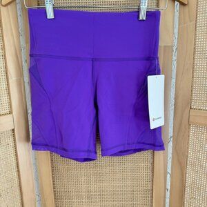 NWT LULULEMON WUNDER TRAIN MESH HR SHORT SIZE 6 INSEAM 6” SMALL ATOMIC PURPLE